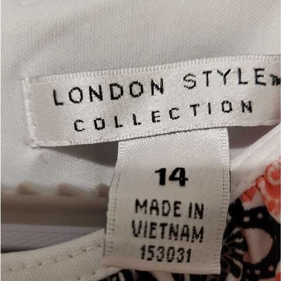 FINAL SALE🌷London Style Print maxi dress size 14 - Picture 5 of 10